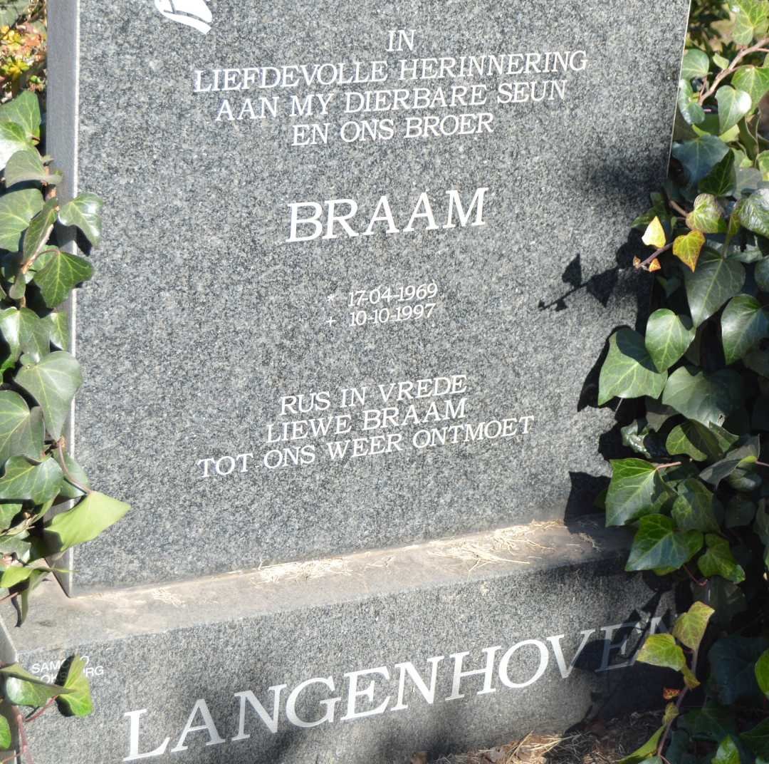LANGENHOVEN Braam 1969-1997