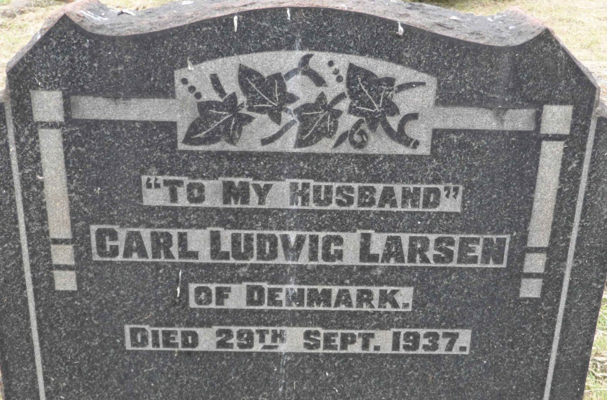 LARSEN Carl Ludwig -1937