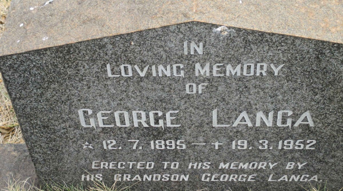 LANGA George 1895-1952
