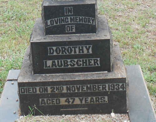 LAUBSCHER Dorothy -1934