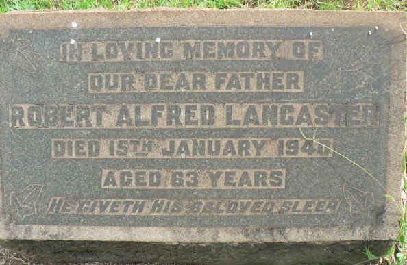 LANCASTER Robert Alfred -1940