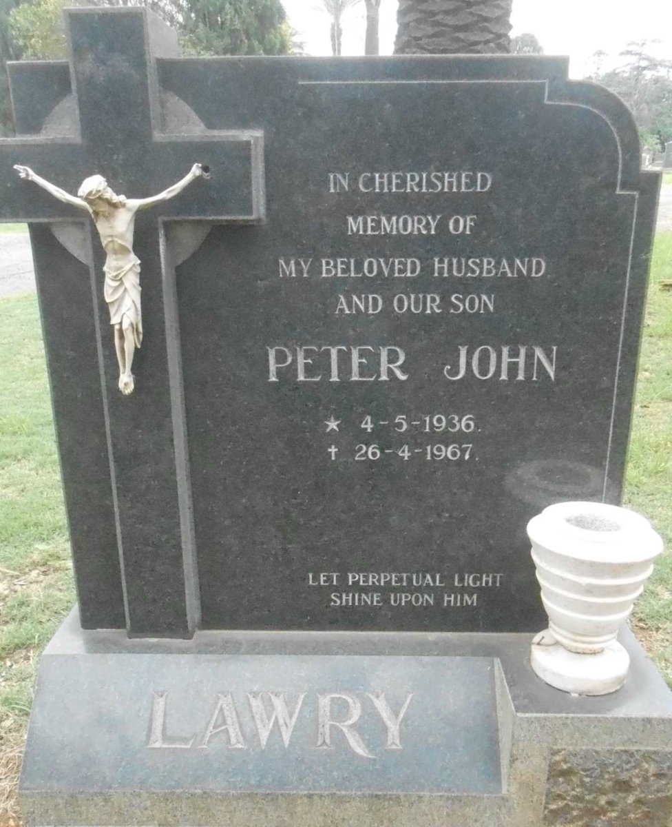 LAWRY Peter John 1936-1967