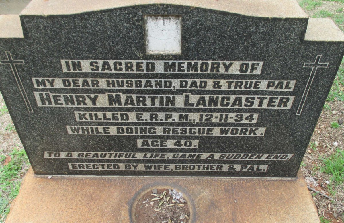 LANCASTER Henry Martin -1934