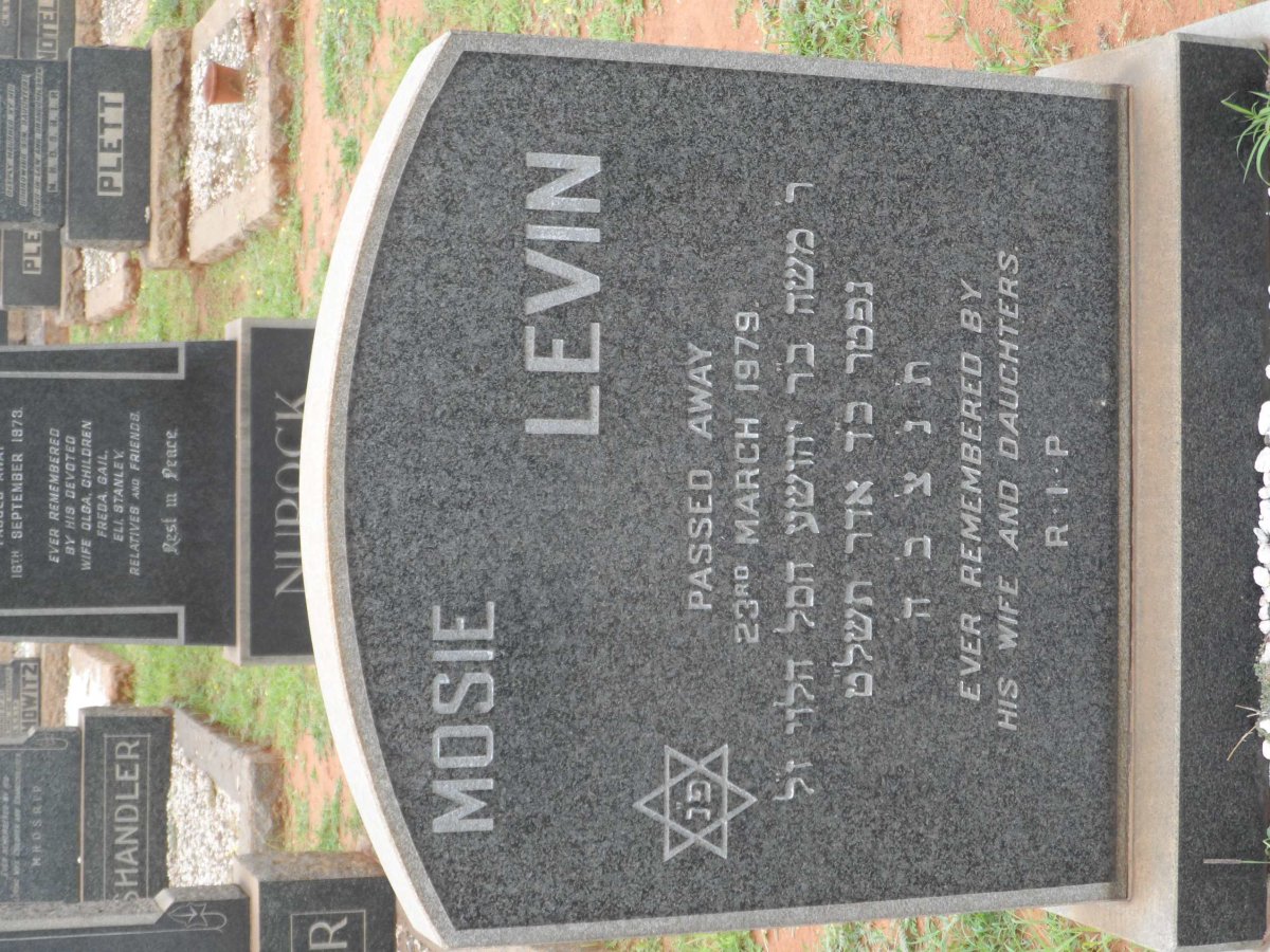 LEVIN Mosie -1979