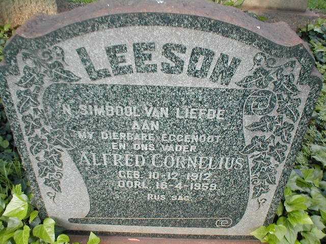 LEESON Alfred Cornelius 1912-1959
