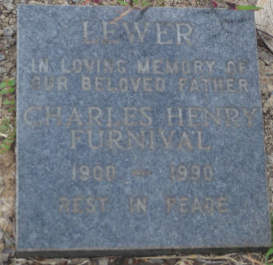 LEWER Charles Henry Furnival 1900-1990