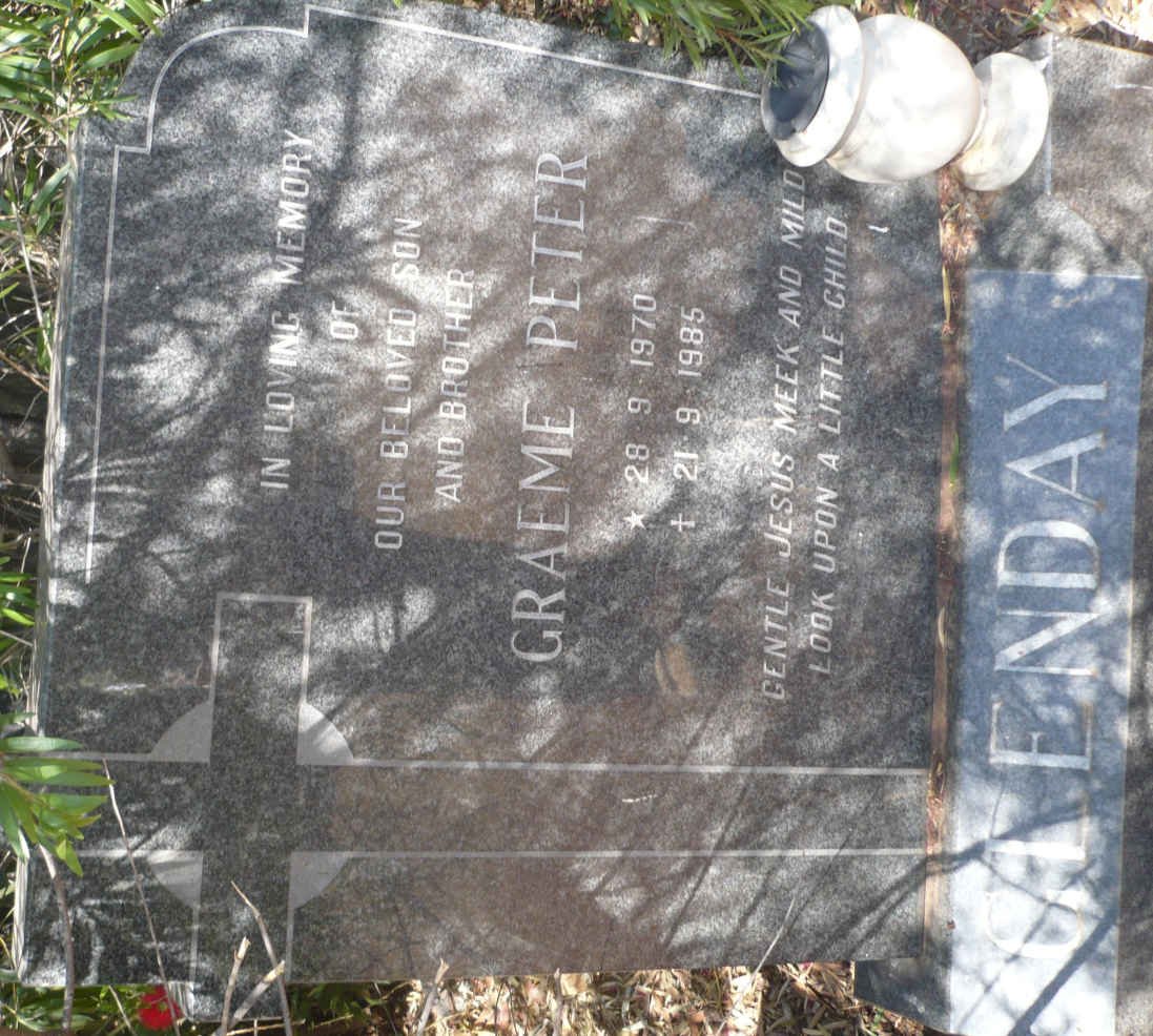 LENDAY Graeme Peter 1970-1985