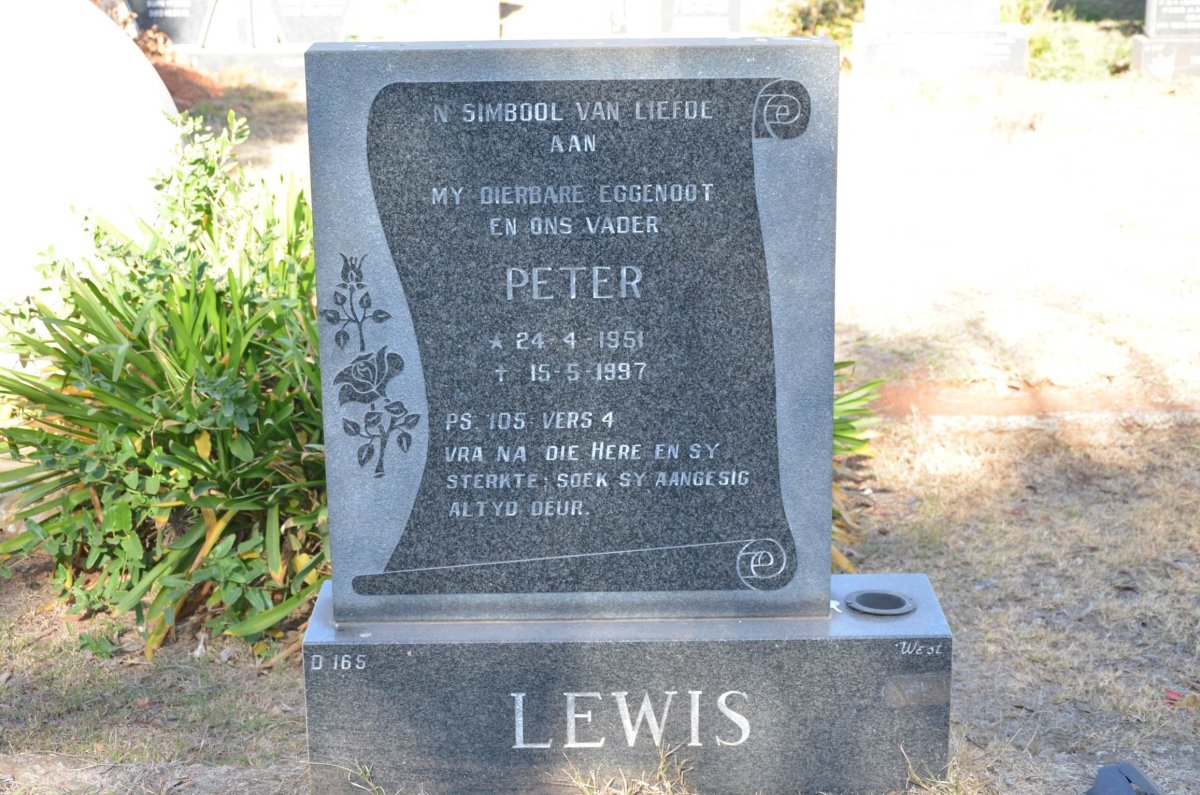 LEWIS Peter 1951-1997