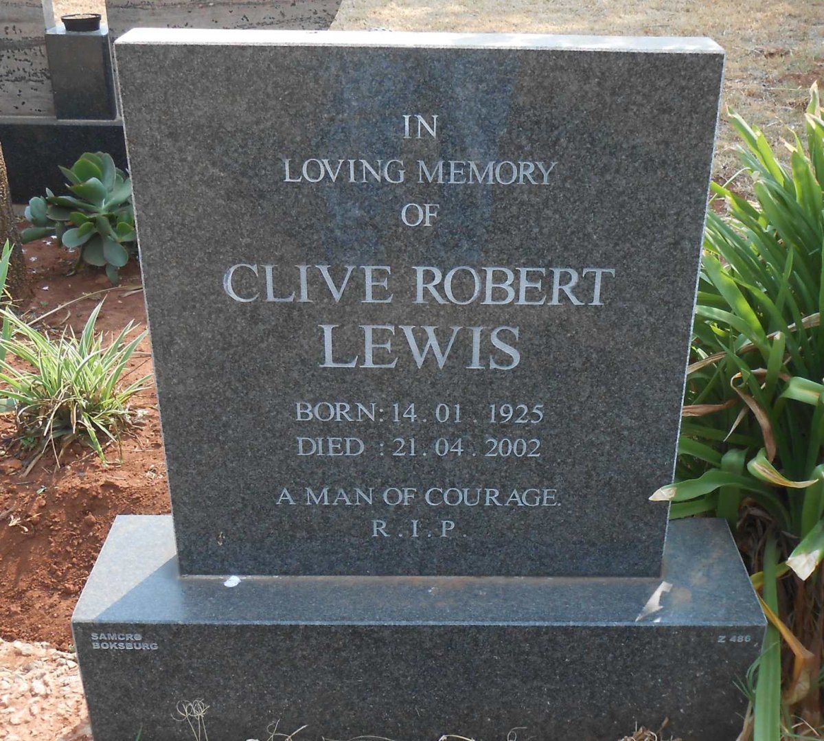 LEWIS Clive Robert 1925-2002