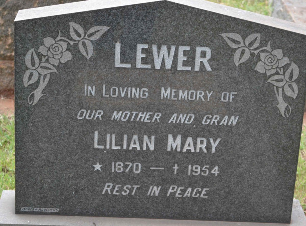 LEWER Lilian Mary 1870-1954