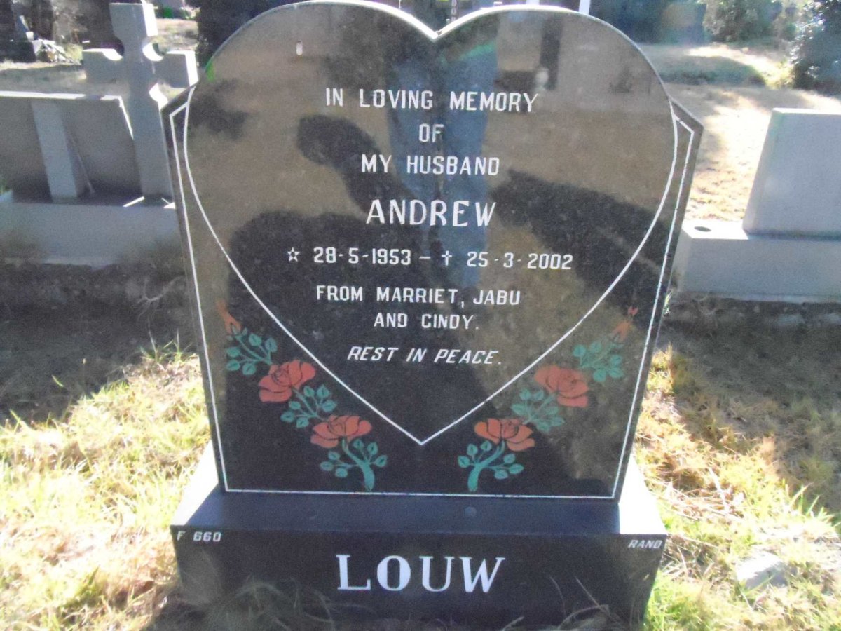 LOUW Andrew 1953-2002