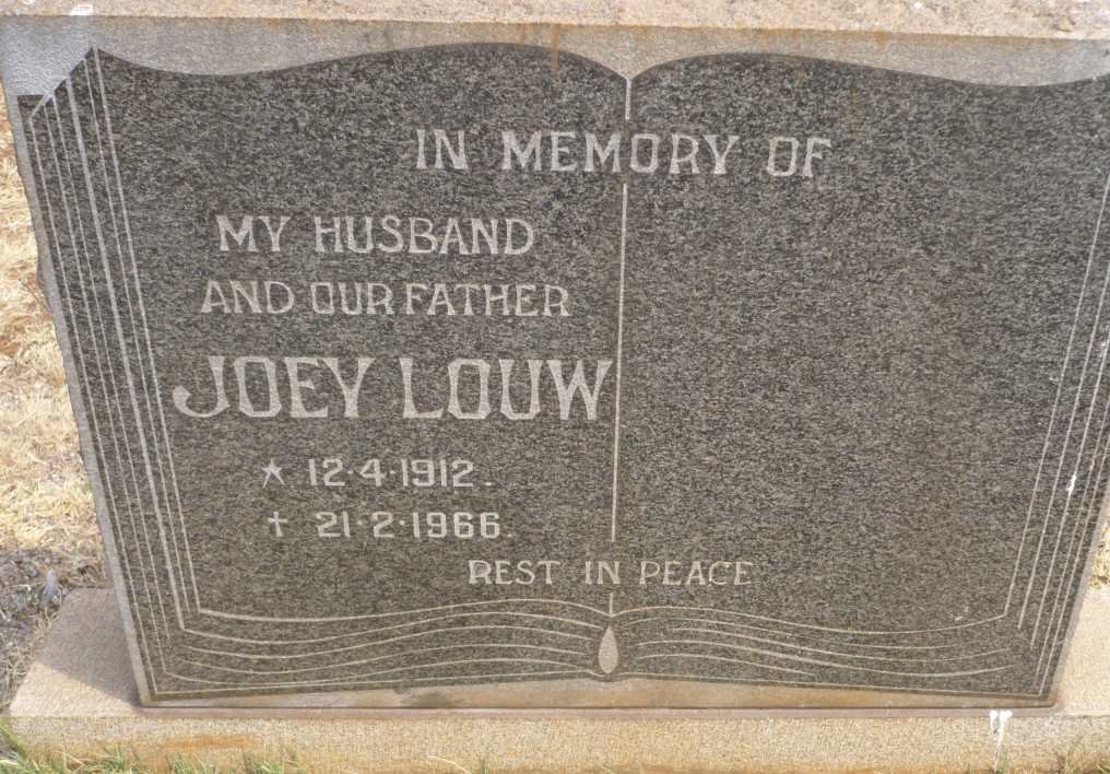 LOUW Joey 1912-1966