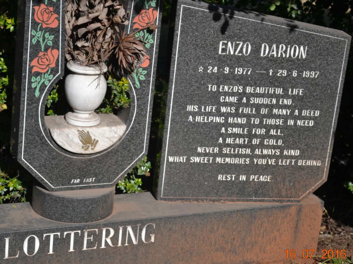 LOTTERING Enzo Darion 1977-1997