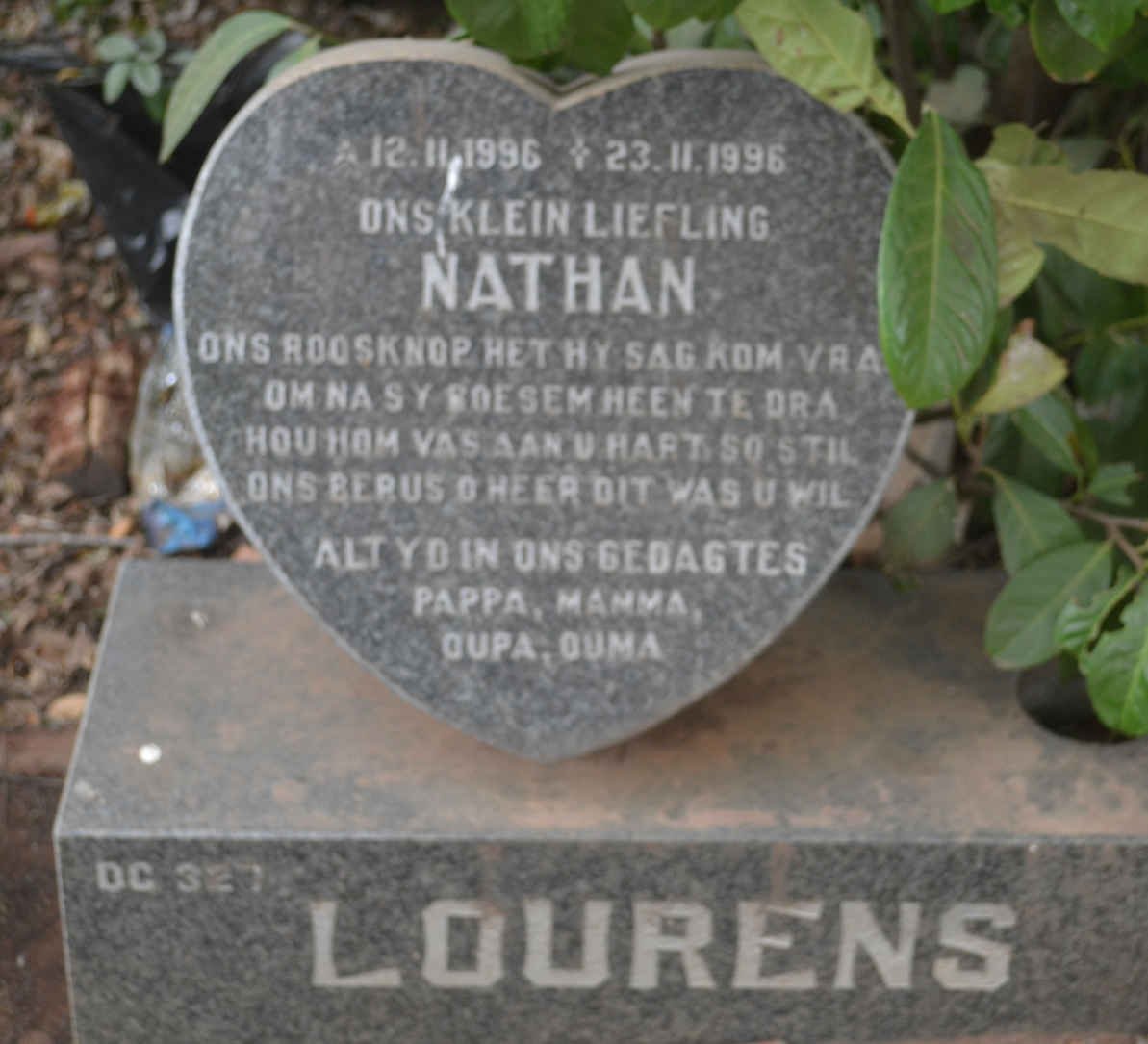 LOURENS Nathan 1996-1996
