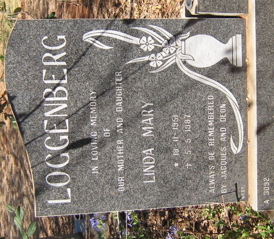 LOGGENBERG Linda Mary 1951-1987