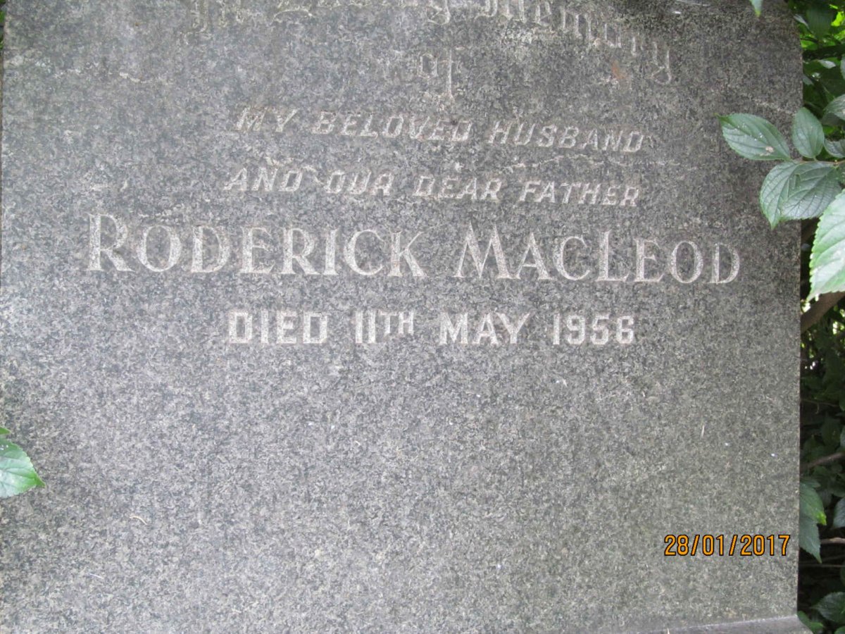 MACLEOD Roderick -1956
