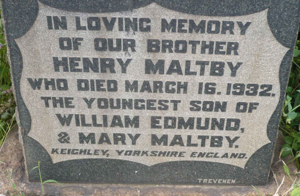 MALTBY Henry -1932