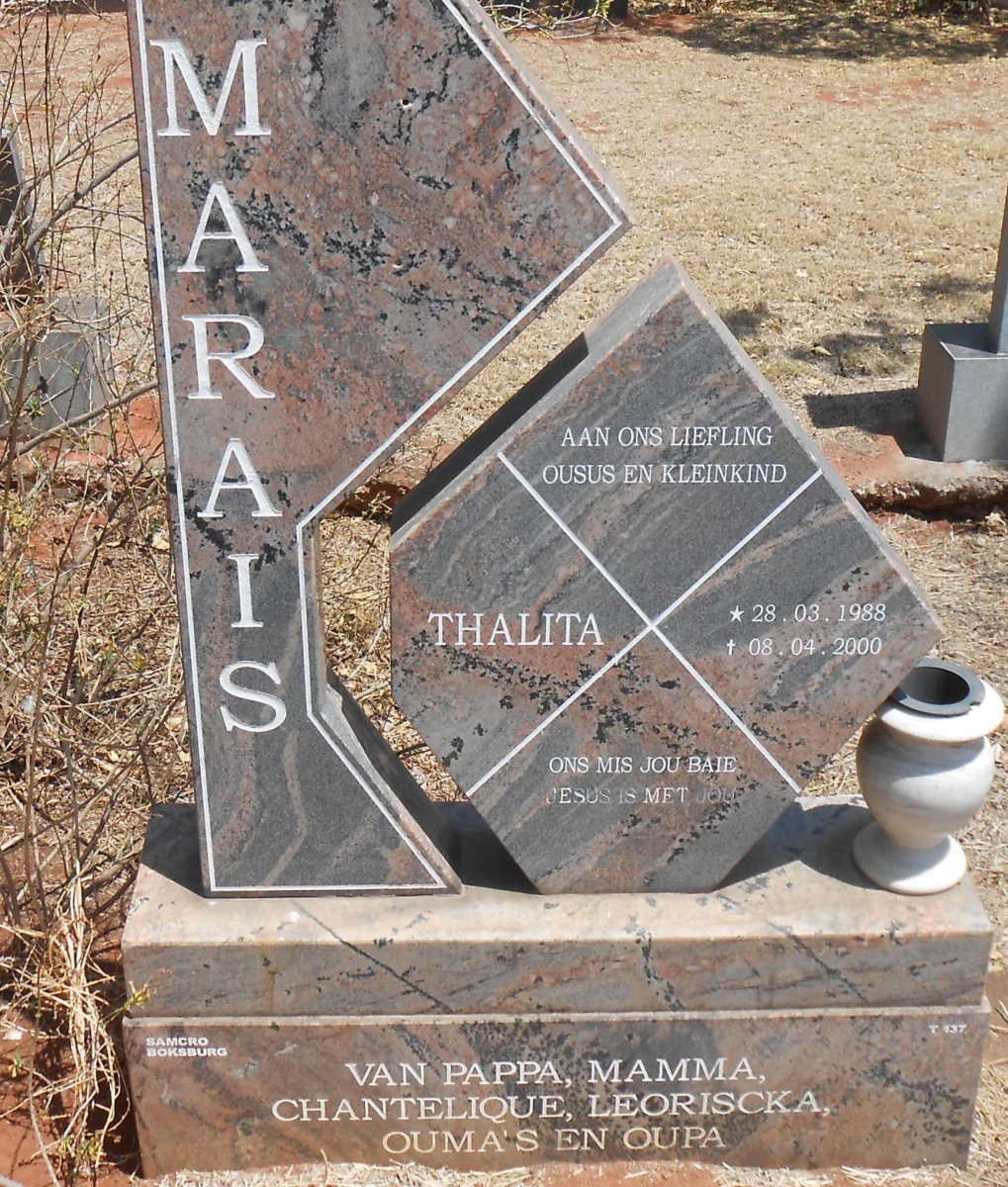 MARAIS Thalita 1988-2000