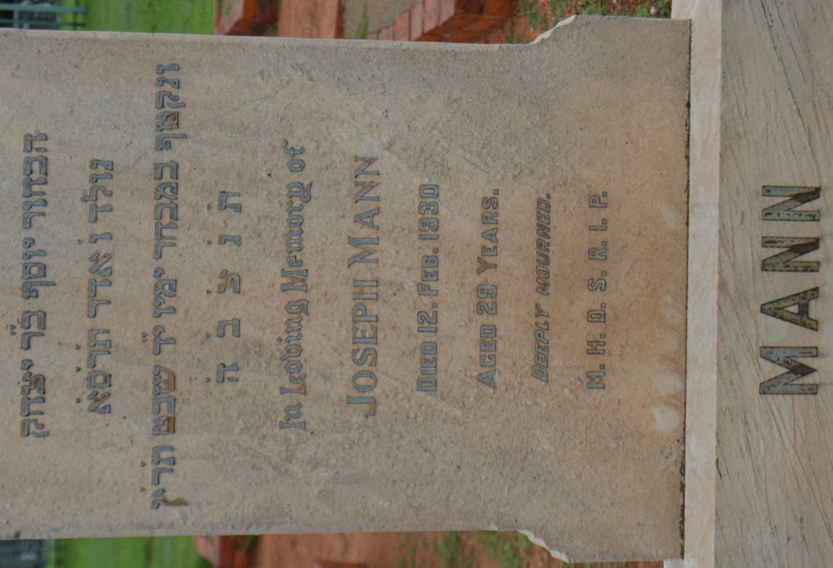 MANN Joseph -1930