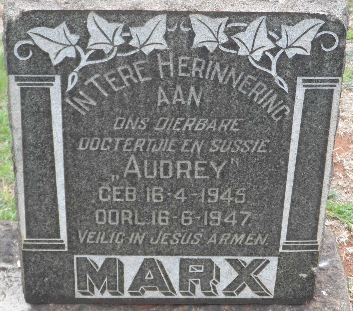MARX Audrey 1946-1947