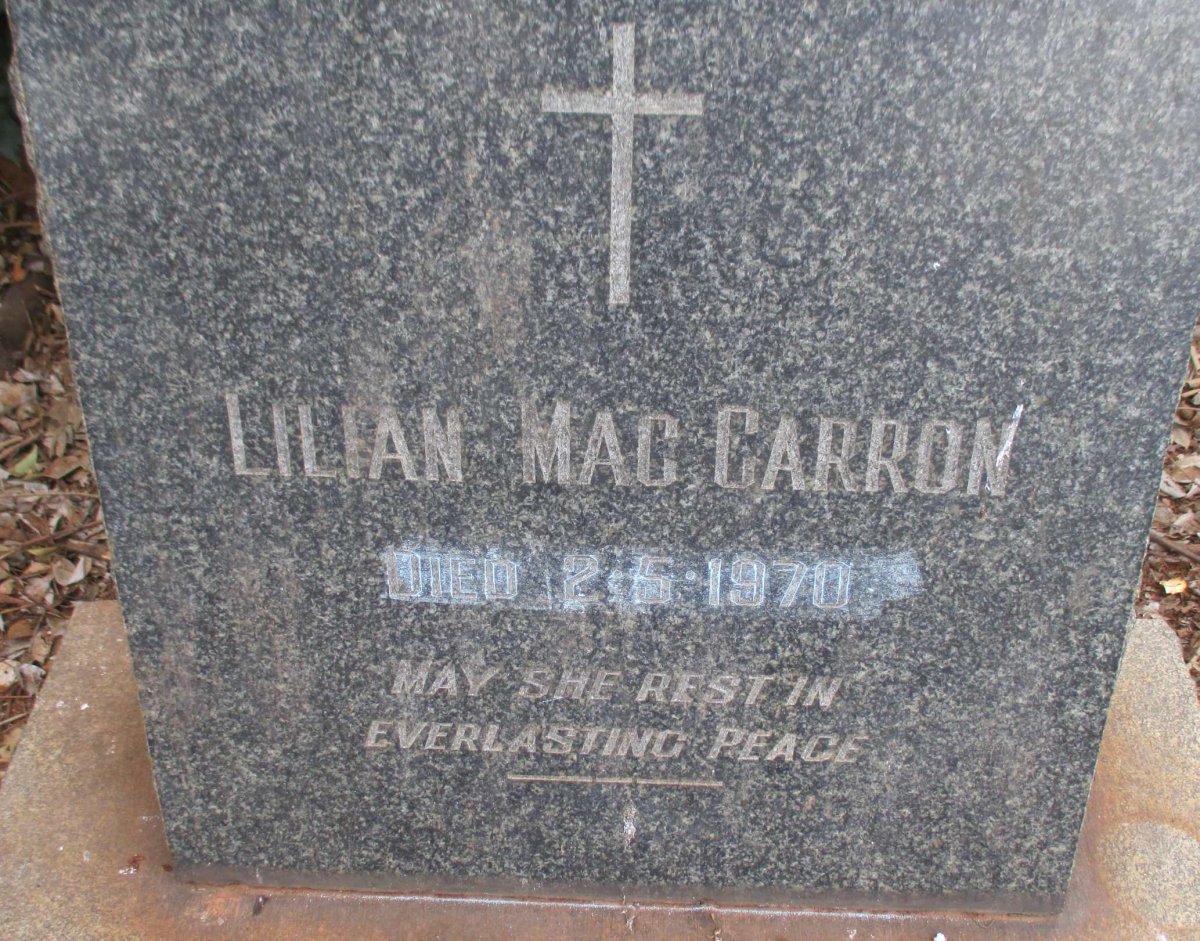 MacCARRON Lilian  -1970
