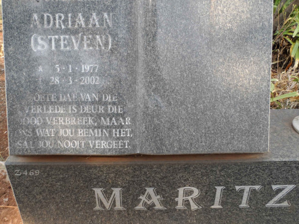 MARITZ Adriaan 1977-2002
