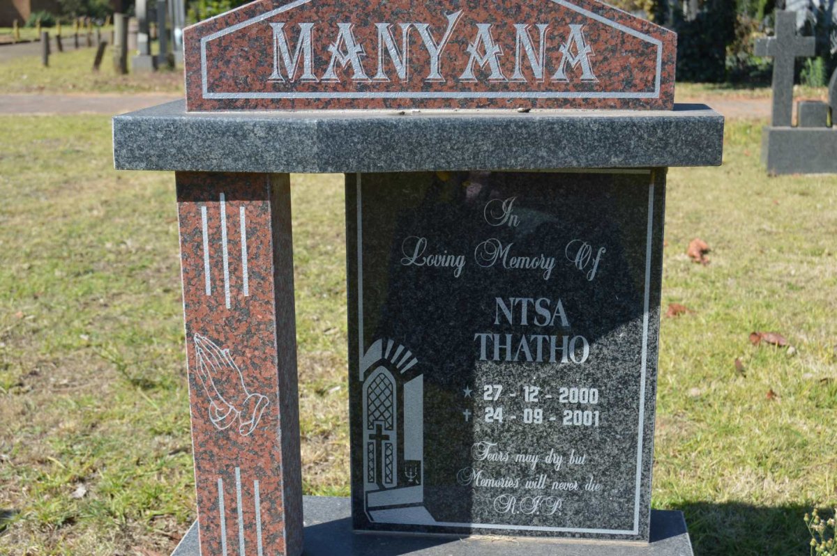 MANYANA Ntsa Thatho 2000-2001