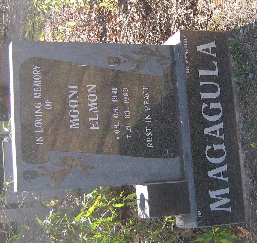 MAGAGULA Mgoni Elmon 1941-1999