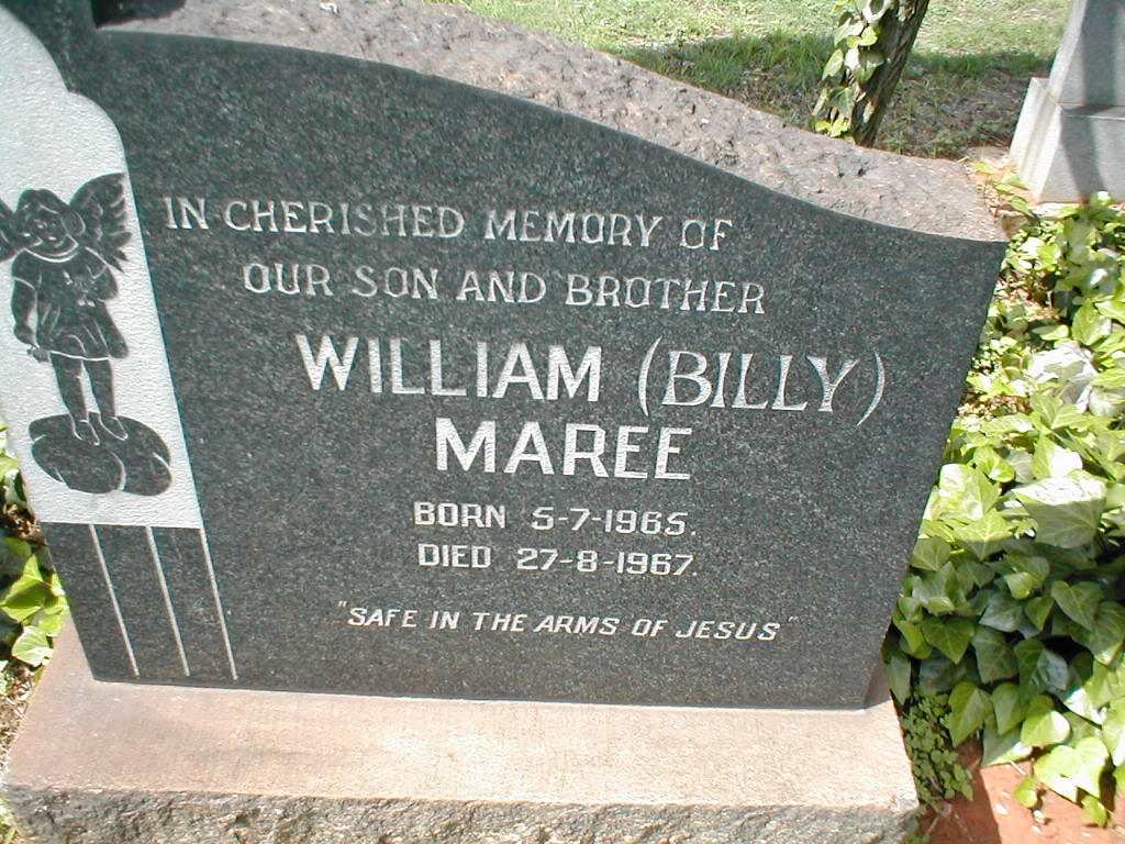 MAREE William 1965-1967