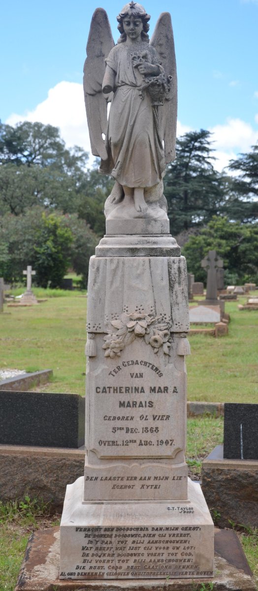 MARAIS Catherina Maria nee OLIVIER 1868-1907