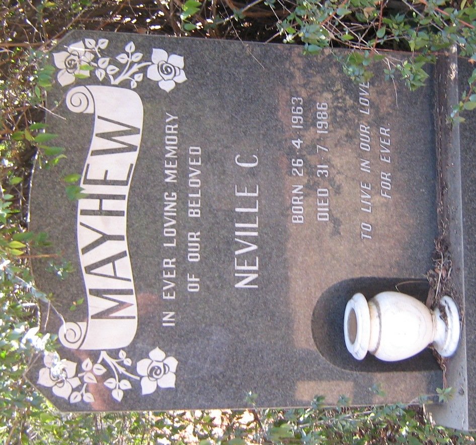 MAYHEW Neville C. 1963-1986