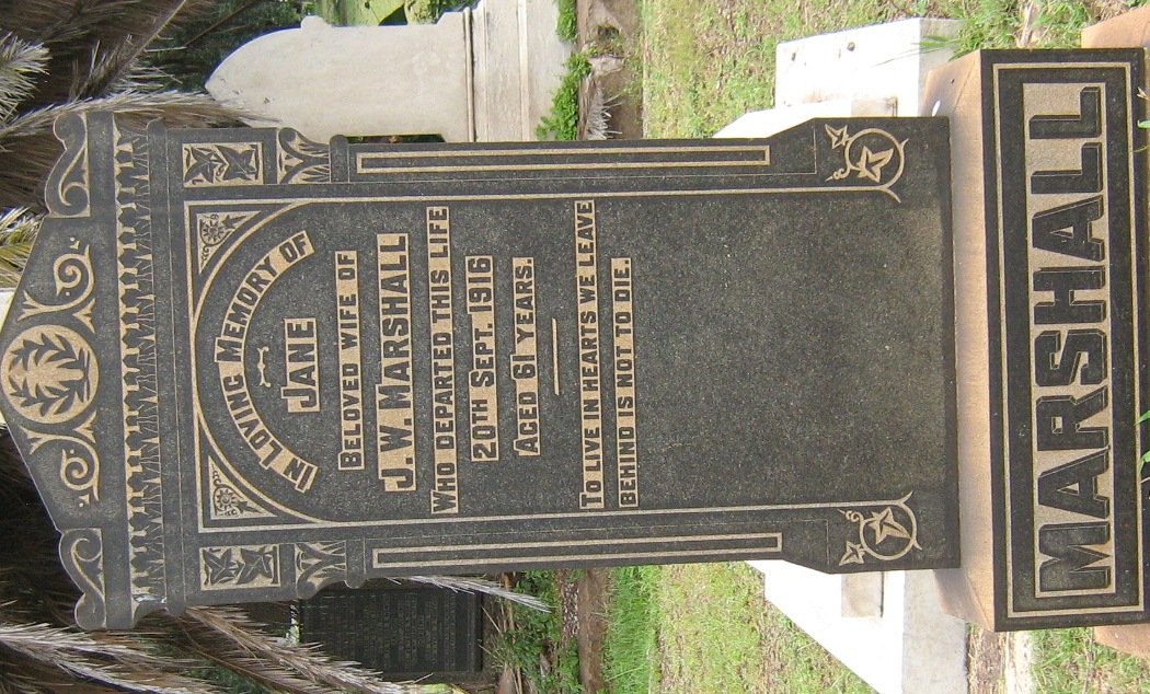 MARSHALL Jane -1916