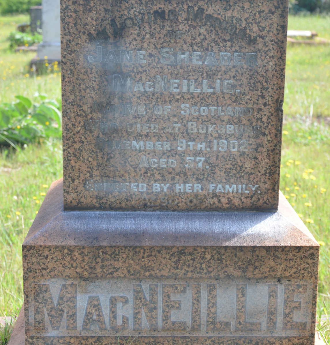 MACNEILLIE Jane Shearer -1902