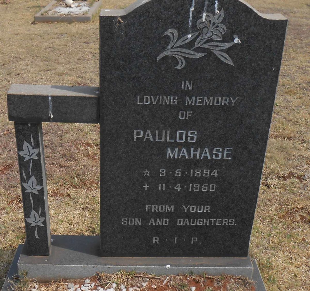 MAHASE Paulos 1894-1950