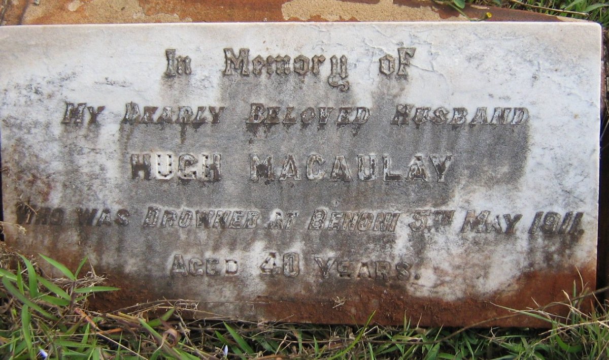 MACAULAY Hugh -1911