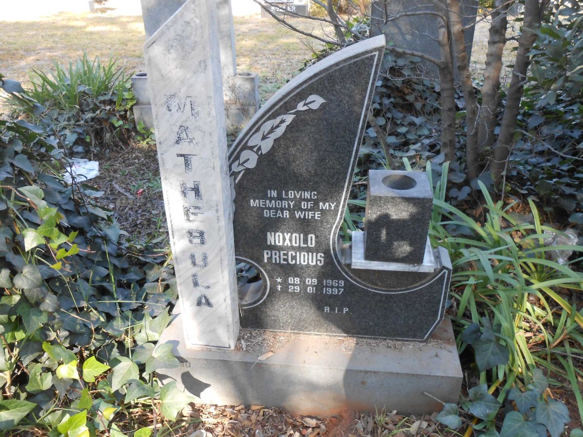 MATHEBULA Noxolo Precious 1969-1997