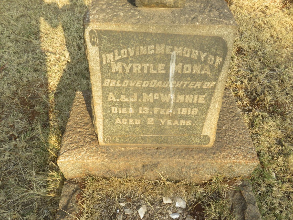 McWINNIE Myrtle Mona -1916