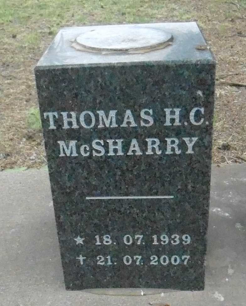 McSHARRY Thomas H. C., 1939-2007