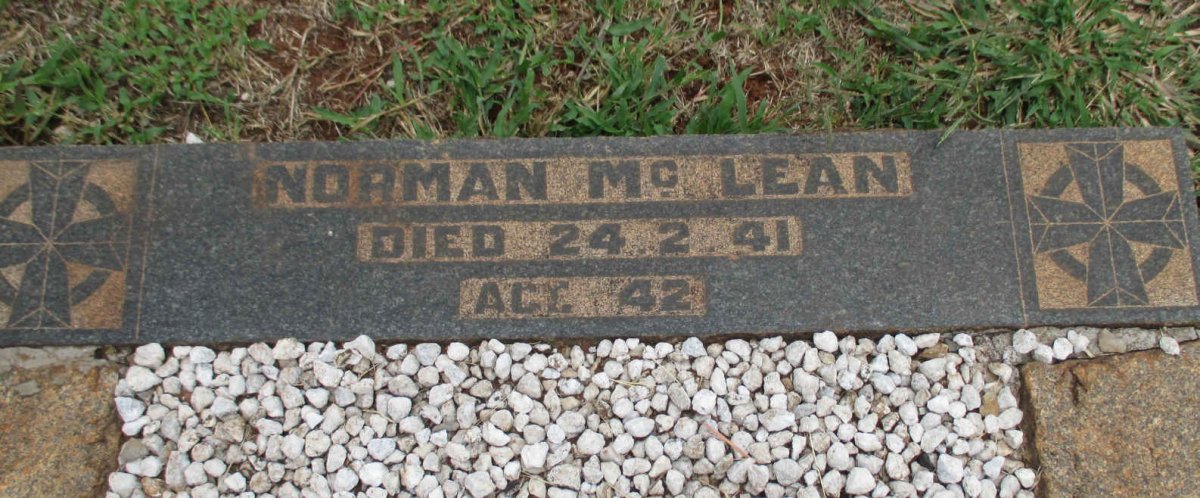 McLEAN Norman -1941