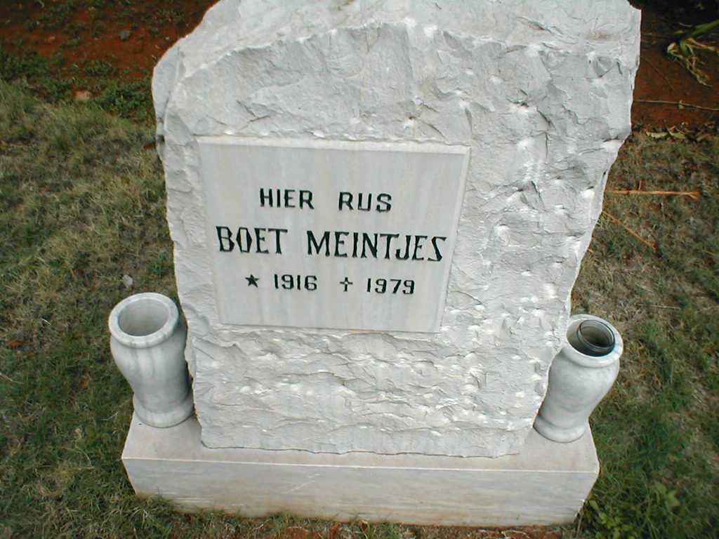MEINTJES Boet 1916-1979