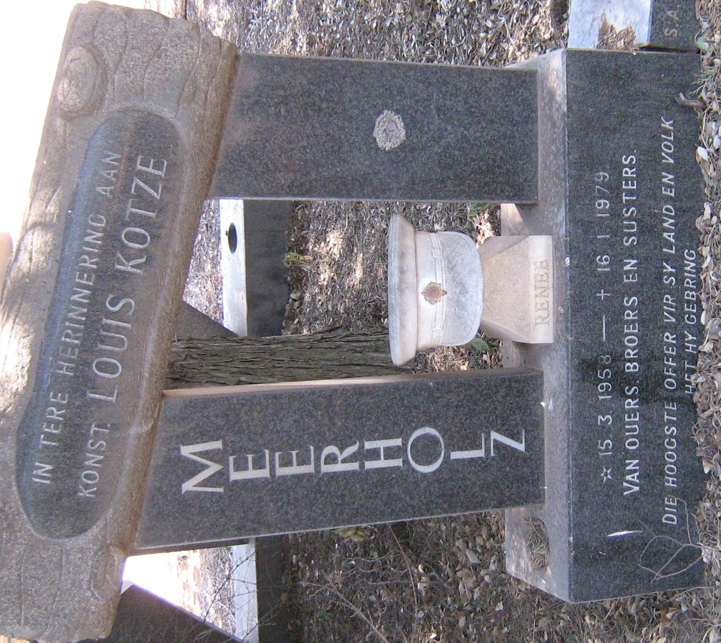 MEERHOLZ Louis Kotze 1958-1979