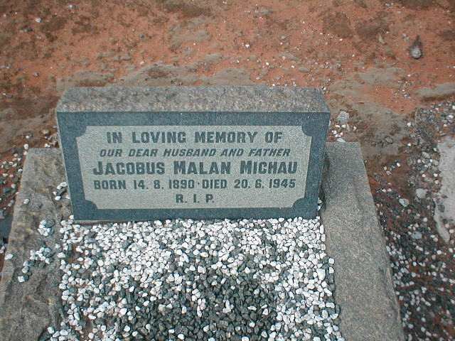 MICHAU Jacobus Malan 1890-1945