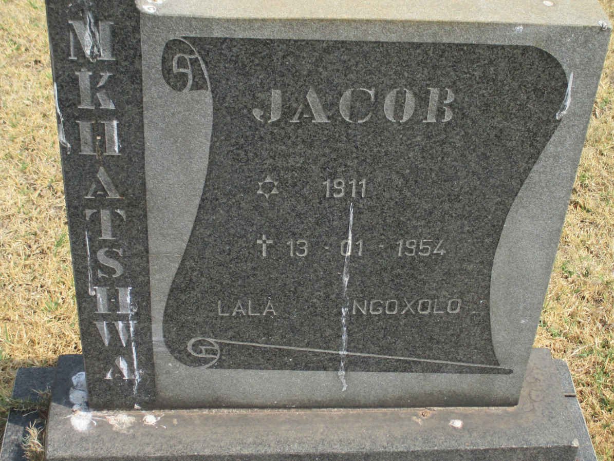 MKHATSHWA Jacob 1911-1954