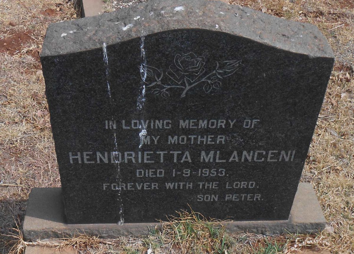 MLANCENI Hendrietta -1953