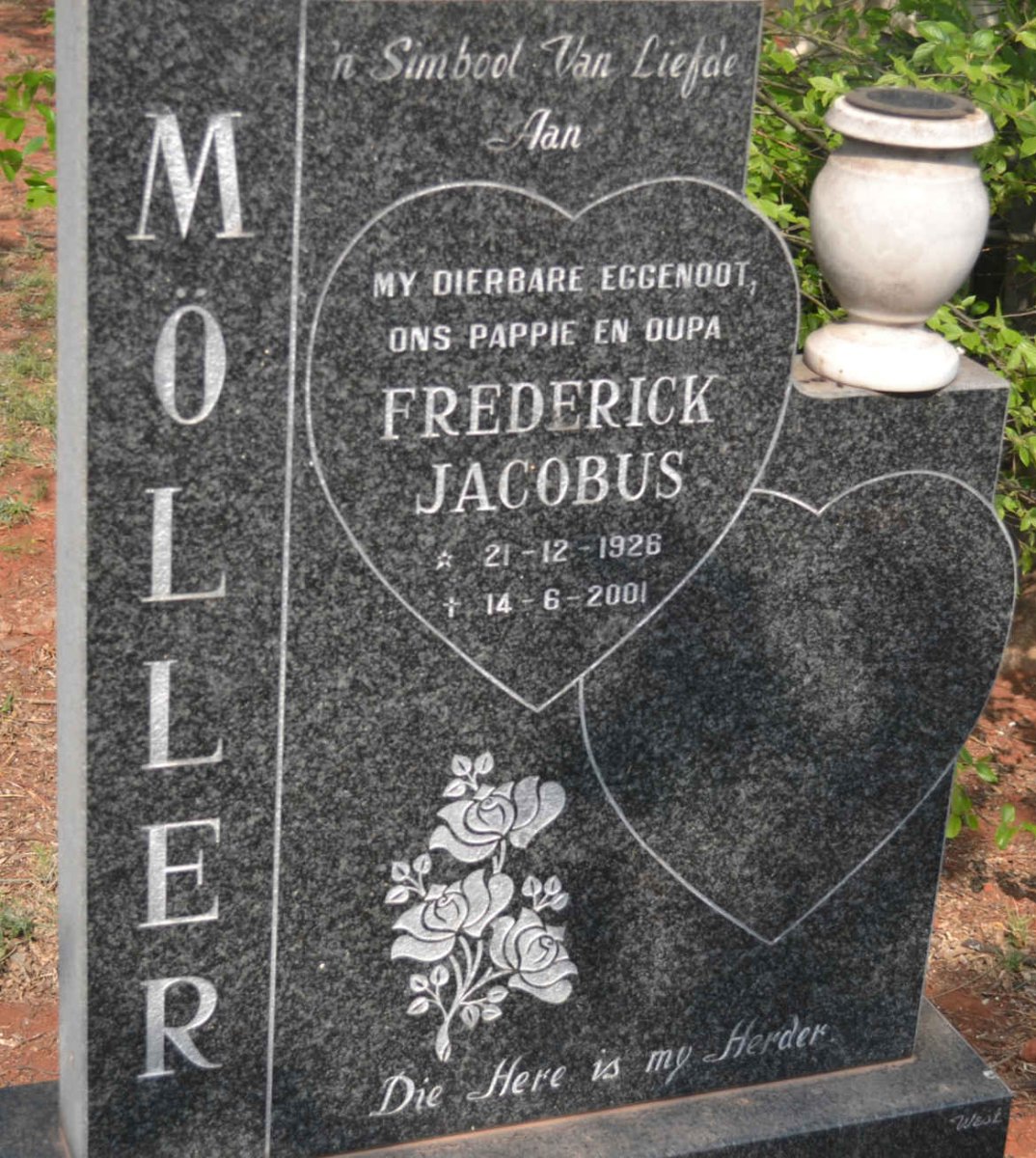 MÖLLER Frederick Jacobus 1926-2001