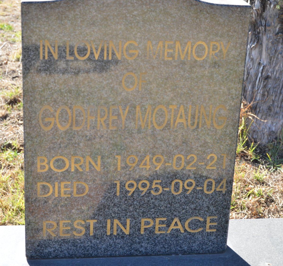 MOTAUNG Godfrey 1949-1995