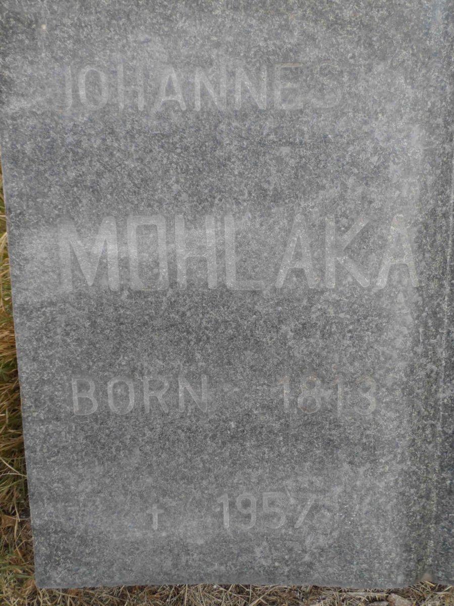 MOHLAKA Johannes 1873-1957