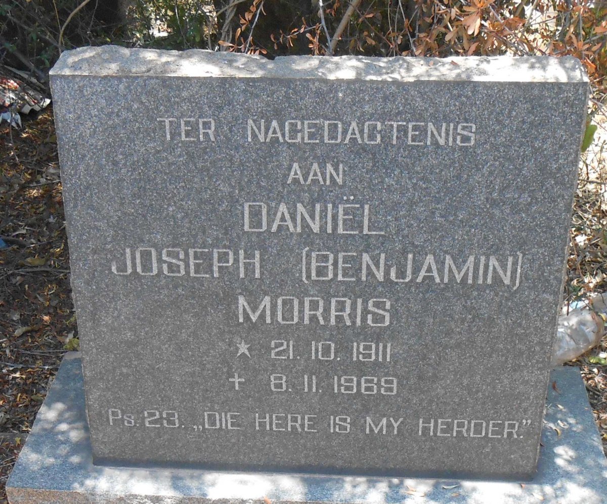 MORRIS Daniël Joseph 1911-1969
