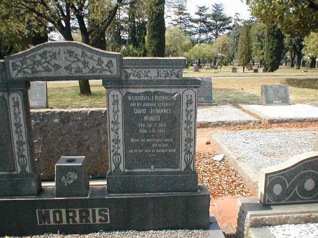 MORRIS David Johannes 1914-1951