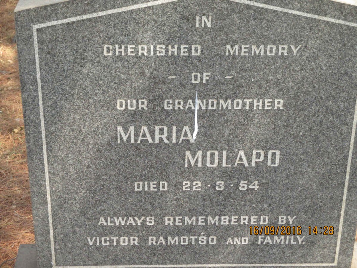 MOLAPO Maria -1954